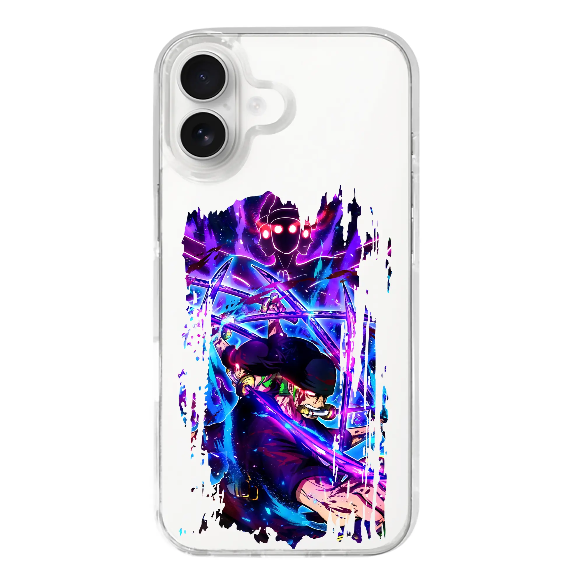 ワンピース グッズ ロロノア・ゾロ - iPhone 17シリーズ 透明スマホケース – 薄型・耐衝撃・精密フィット保護カバー